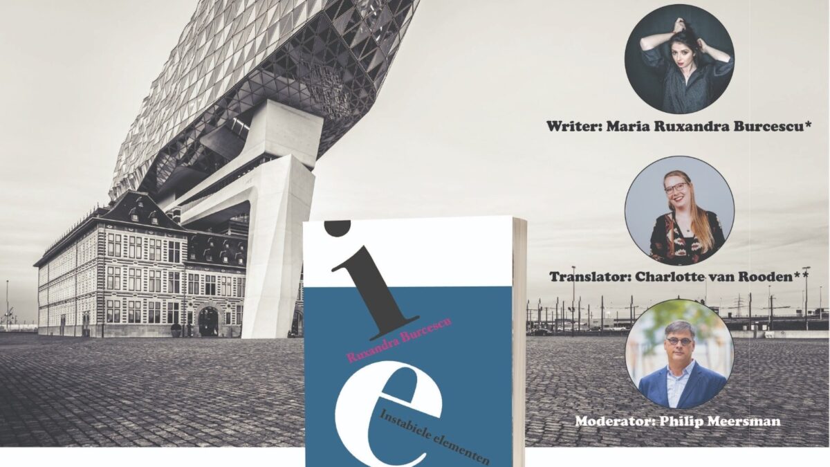 26.03 | Eveniment literar organizat de ICR Bruxelles  la Anvers: „Două voci, o singură poveste – Literatura română în olandeză”