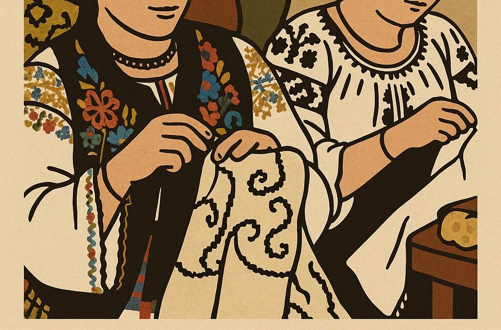7 iunie | Descoperiți arta broderiei tradiționale cu Șezătoarea din Bruxelles și Asociația Atelier XXI Belgia